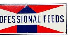 Professional Feeds Metal Sign