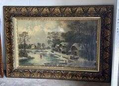 Massive Guiled Oak Leaf Framed Print