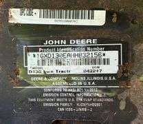 John Deere D130 Lawn Tractor