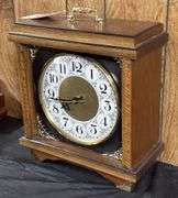 Solid Oak Cased Clock