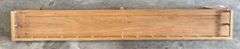 Oak Wall Mounted Display Shelf