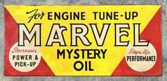 Marvel Mystery Oil Engine Tune Up Metal Sign