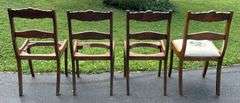 Matching Hand Carved Dining Chairs