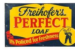 Freihofer's Perfect Loaf Metal Bread Sign