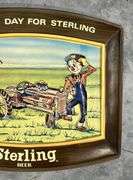 1977 Sterling Beer Vac-U-Form Sign