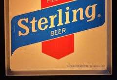 Sterling Beer Lighted Sign