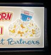 Popcorn & Pepsi Lighted Vac-U-Form Sign