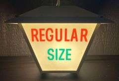 Coca-Cola "Big King Size" Lighted Rotating Lantern Display