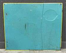 Teem Lemon & Lime Metal Menu Board