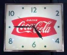 Coca-Cola Swihart Products Lighted Clock