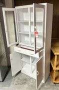 Vintage White Painted Kitchen Cabinets
