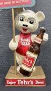 Fehr's Draught Beer Chalk Statue Counter Display