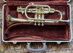 Vintage Ambassador Trumpet & Retro Floor Lamp