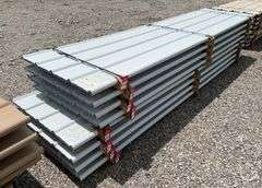 Nicorr Stormshield 29 Gauge Metal Siding/Roofing, qty: 25 sheets & Sure Loc #10 1.5" Hex Head Metal Screws, qty: 500 screws