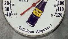 NuGrape Soda Thermometer