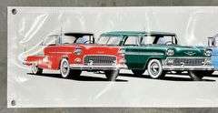 Banner Featuring 1955-1956-1957 Chevrolet Automobiles