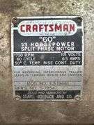 Craftsman Wood Lathe with Knife Set