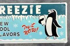 Freezie Soda Metal Sign