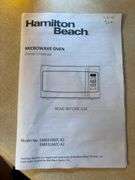 Hamilton Beach 1000 Watt Microwave