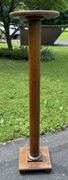 Vintage Tiger Oak Display Stand