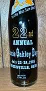 1985 Coca-Cola "Annie Oakley Days" Commemorative Bottle - Rare