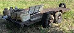 1990 ASM Flatbed Utility Trailer
