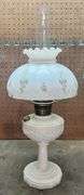 Vintage Alladin Tall Lincoln Drape Oil Lamp with Shade