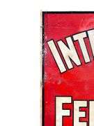 1943 International Fertilizers Metal Sign