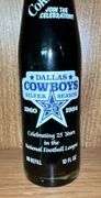 1984 Coca-Cola "Dallas Cowboys Silver Season" Commemorative Bottle - Rare