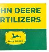 John Deere Fertilizers Metal Sign