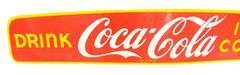 1930s Coca-Cola Delivery Truck Porcelain Cab Topper Sign