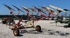 BEFCO 10-Wheel "V" Hay Rake