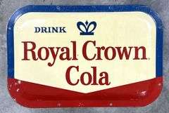 Royal Crown Cola Metal Bubble Sign