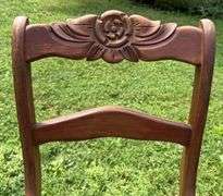 Matching Hand Carved Dining Chairs