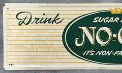 No-Cal Sugar Free Soda Metal Sign
