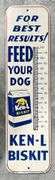 Ken-L Biskit Dog Food Metal Thermometer