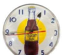 NuGrape Soda Telechron Lighted Clock