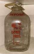 Early Glass Milk Bottles & Meadow Gold Milk Carton