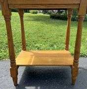 Early Oak Wash Stand with Drawer