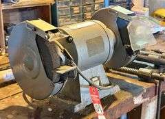 6" Bench Grinder & C-Clamps