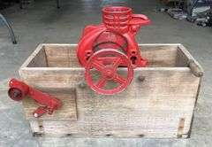 Cast Iron Hand Crank Corn Sheller