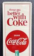 Coca-Cola "Things Go Better with Coke" Metal Sign