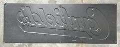 1952 Canfield's Beverages Ginger Ale Metal Sign