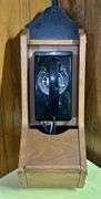 Vintage Rotary Phone with Oak Case