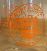 Pure Milk Co. "Ashland, KY" One Gallon Glass Milk Bottle