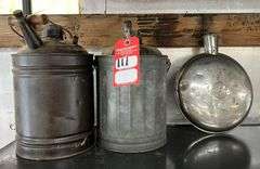 Vintage Canteen & Kerosene Cans
