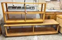 Wooden Display Shelves