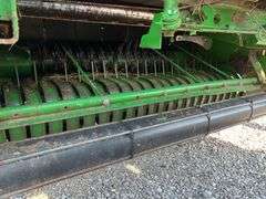 2008 John Deere 458 Round Hay Baler with Tandem Wheel Attachment