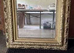 Massive Guiled Beveled Mirror
