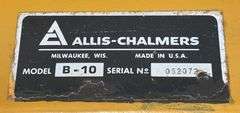 1966/67 Allis-Chalmers B-10 Lawn & Garden Tractor